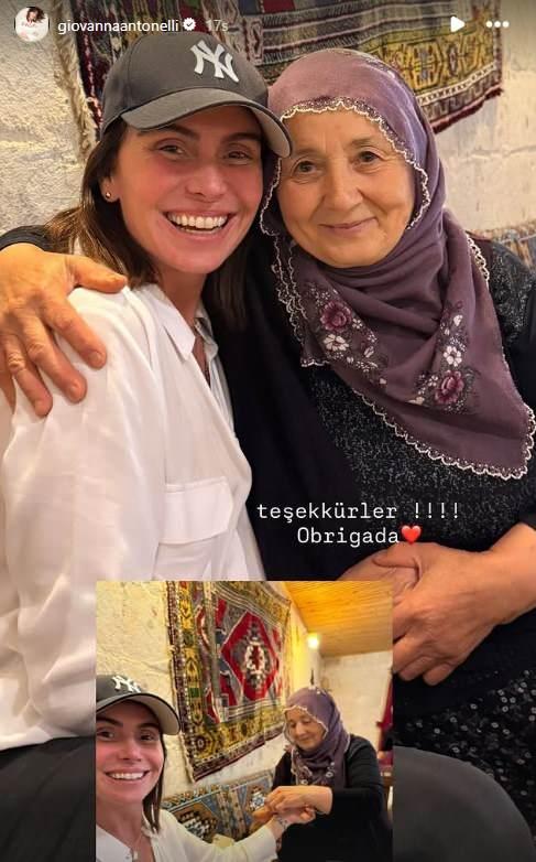 <p>Gördüğü tarihi ve doğal güzelliklere hayran kalan oyuncu, ezan sesini duyunca oldukça duygulandı.</p>