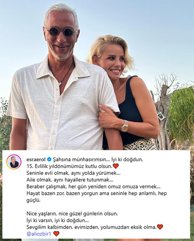 <p><span style="color:#800000"><strong>YORUM VE BEĞENİ YAĞDI</strong></span></p>
<p><span style="color:#000000">Mesajında; <em><strong>"Şahsına münhasırımsın… İyi ki doğdun. 15. Evlilik yıldönümümüz kutlu olsun. Seninle evli olmak, aynı yolda yürümek… Aile olmak, aynı hayallere tutunmak…</strong></em></span></p>
<p><span style="color:#000000"><em><strong>Beraber çalışmak, her gün yeniden omuz omuza vermek…<br />
Hayat bazen zor, bazen yorgun ama seninle hep anlamlı, hep güçlü.</strong></em></span></p>
<p><span style="color:#000000"><em><strong>Nice yaşların, nice güzel günlerin olsun. İyi ki varsın, iyi ki doğdun… Sevgilim kalbimden, evimizden, yolumuzdan eksik olma." </strong></em>ifadelerini kullanan ünlü sunucuya takipçilerinden çok sayıda yorum ve beğeni geldi. </span></p>