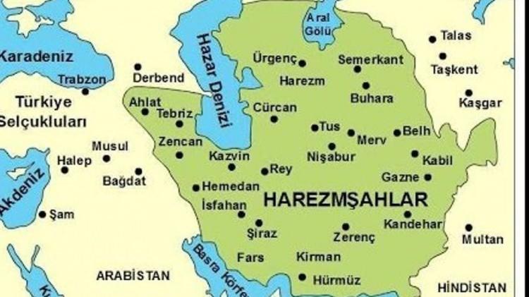 <p>HARZEMŞAHLAR DEVLETİ:</p>
<p> </p>
<p>1077-1231</p>
<p> </p>