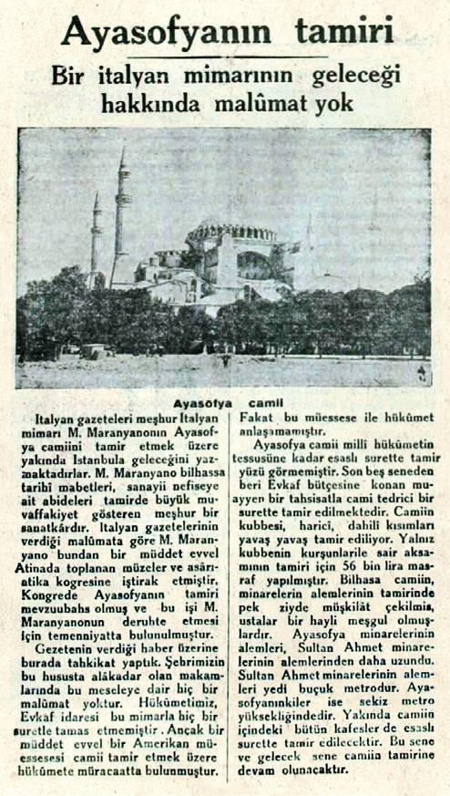 <p>26 Aralık 1931 Akşam Gazetesi</p>