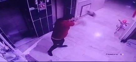 <p>Ahmet Ş., evine girdiğini iddia ettiği, binadakiler tarafından beslenen hamile kediyi, havaya kaldırılıp, yere fırlattı. </p>