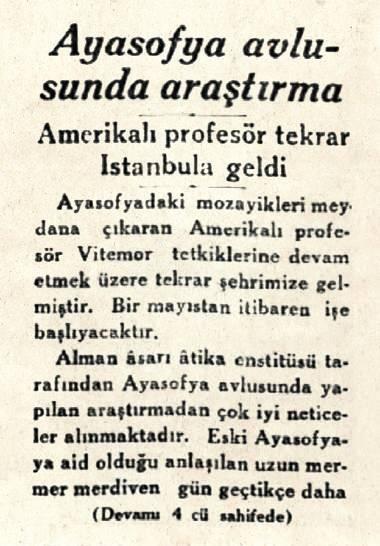 <p>15 Nisan 1935 - Akşam Gazetesi</p>