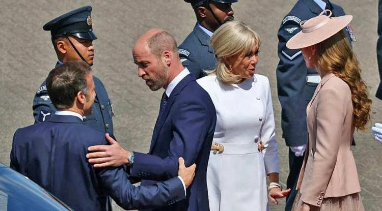 <p>Fransa Cumhurbaşkanı Emmanuel Macron ve eşi Brigitte diplomatik ziyaretler için İngiltere'ye gitti.</p>