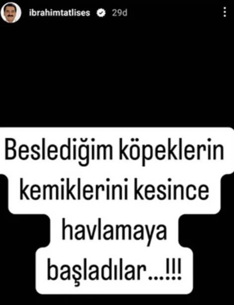 <p><span style="color:#FF0000"><strong>"BESLEDİĞİM KÖPEKLER HAVLAMAYA BAŞLADI" DEMİŞTİ</strong></span></p>

<p><span style="color:#000000"><strong>Usta isim kısa bir süre önce sosyal medya hesabında paylaştığı "Beslediğim köpeklerin kemiklerini kesince havlamaya başladılar" notuyla gündeme gelmiş ve bu sözlerin "Kirvem" dediği Metin Cantimur'a olduğu ortaya çıkmıştı.</strong></span></p>
