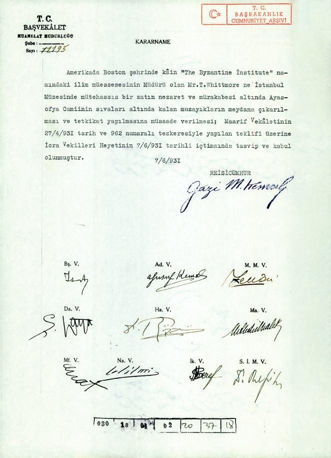 <p>Ayasofya Camii'nin kapatılarak müzeye dönüştürülmesine ilişkin karar</p>