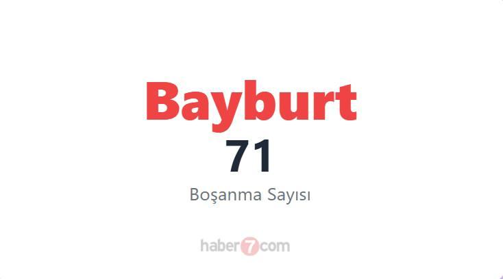 <p><span style="color:#B22222"><strong>81) BAYBURT</strong></span></p>