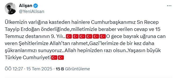 <p><strong>ALİŞAN</strong></p>
