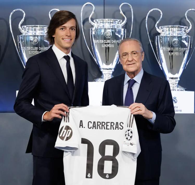 <p>Alvaro Carreras ➡ Real Madrid</p>
