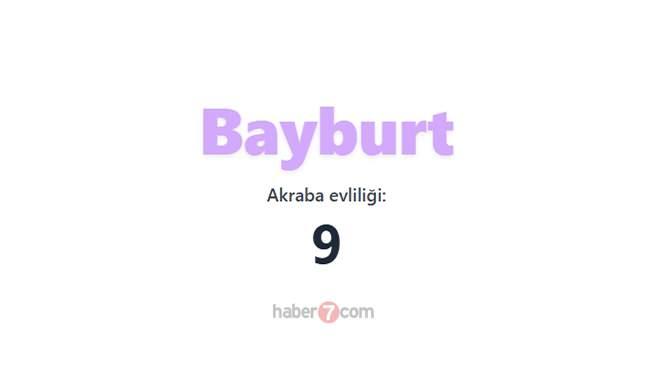 <p><span style="color:#B22222"><strong>BAYBURT</strong></span></p>
