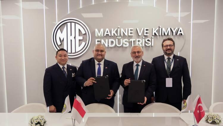 <p>Makine ve Kimya Endüstrisi’nin (MKE) ürettiği Denizhan Deniz Topu, <strong>Asya </strong>sularına açılıyor.</p>