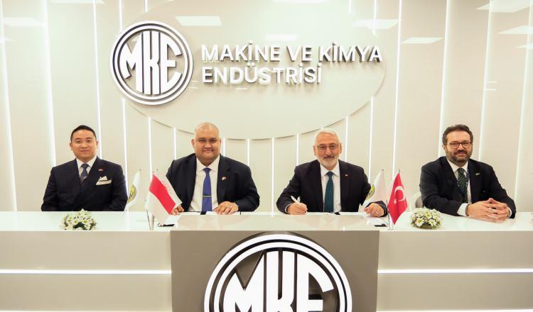 <p>MKE ile Endonezyalı <strong>Republikorp</strong> Firması arasında mukavele imzalandı.</p>