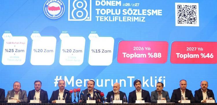 <p><span style="color:#B22222"><strong>GÖRÜŞMELERE KİMLER KATILIYOR?</strong></span></p>

<p> </p>

<p>Toplu sözleşme görüşmeleri memur sendikaları ile hükümet yetkilileri arasında oluyor. Memur sendikalarını en büyük konfederasyon olan Memur-Sen temsil edecek.</p>
