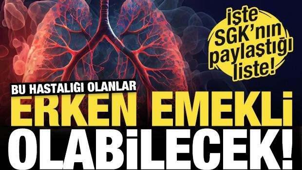 <p><span style="color:#B22222"><strong>BU HASTALIĞA SAHİP OLANLAR ERKEN EMEKLİ OLABİLECEK!</strong></span></p>
