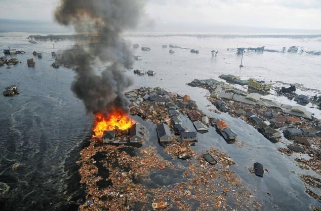 <p>Japonya'nın 2011'deki 9.1 büyüklüğündeki Tohoku depremi.</p>
