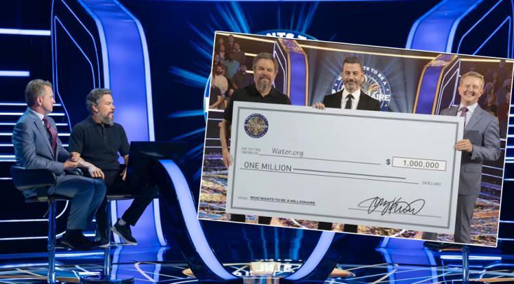 Matt Damon 'Milyoner'de 1 milyon dolar kazandı! Büyük ödülün amacını açıkladı