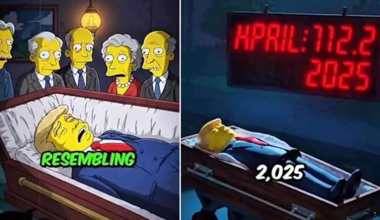 <p>Trump'ın 12 Nisan 2025 tarihinde öleceği iddiaları dilden dile yayılırken sosyal medyada yayılan görüntülerde Trump'a benzeyen bir kişinin tabutta olduğu görüldü.</p>
