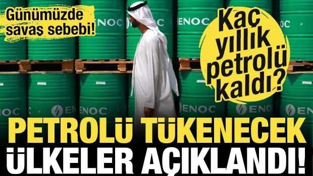 <p><span style="color:#B22222"><strong>HANGI ÜLKENIN KAÇ YILLIK PETROLÜ KALDI?</strong></span></p>
