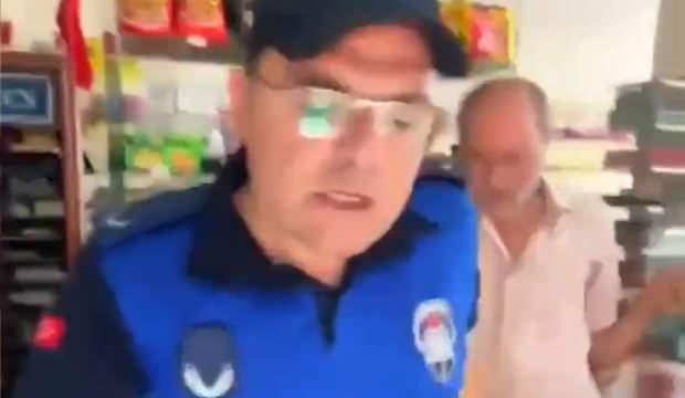 <p>O anlar ise bir diğer zabıta memuru tarafından cep telefonu ile kaydedildi.<span style="color:#FF0000"></span></p>