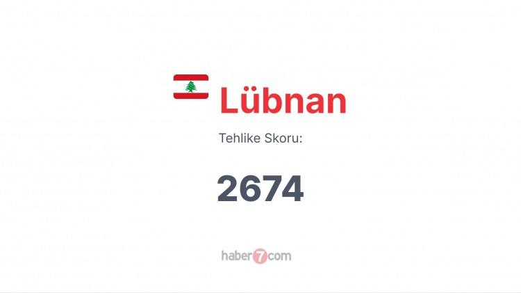 <p><span style="color:#B22222"><strong>28)  LÜBNAN</strong></span></p>

