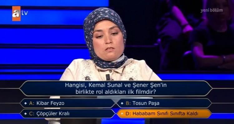<p>Erden'in sorudan çekilmemesi halinde hangi şıkkı seçmek istediğini sorması üzerine gecede şaşırtan anlar yaşandı. </p>