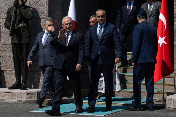 <p>Japonya Savunma Bakanı Gen Nakatani, Salı günü Ankara’da Milli Savunma Bakanı Yaşar Güler ile bir araya geldi.</p>
