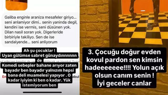 <p><strong>Dilan Polat</strong> da, <span style="color:#800080"><em>"<strong>Normal şartlarda hepimiz evden kovulduk. Milan'ın okulu var diye Kader ablaya 'Sen kal' dedim, ama bize 'Hepiniz gidin' dedi."</strong></em></span> şeklinde iddiaları güçlendirecek açıklama yaptı.</p>