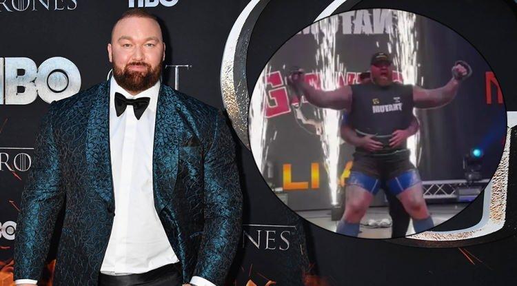 Game of Thrones'un yıldızı Hafthor Björnsson 510 kilo ağırlık kaldırarak dünya rekoru kırdı! 