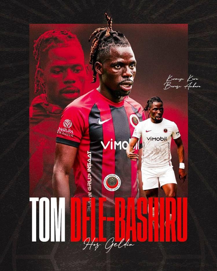 <p>Tom Dele-Bashiru (Orta Saha) | Watford → Gençlerbirliği</p>
