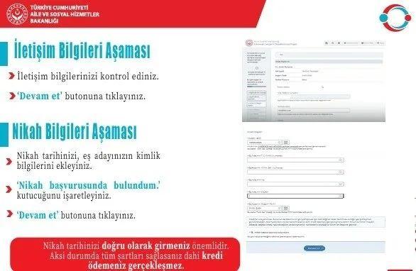 <p>-Bakanlığın evlilik öncesi sunacağı eğitim ve danışmanlık hizmetlerinden yararlanmayı taahhüt etmek ve katılmak,</p>

<p> </p>

<p>-Bakanlığın evlilik sonrası sunacağı eğitim hizmetlerine 2 yıl içerisinde katılmayı taahhüt etmek,</p>
