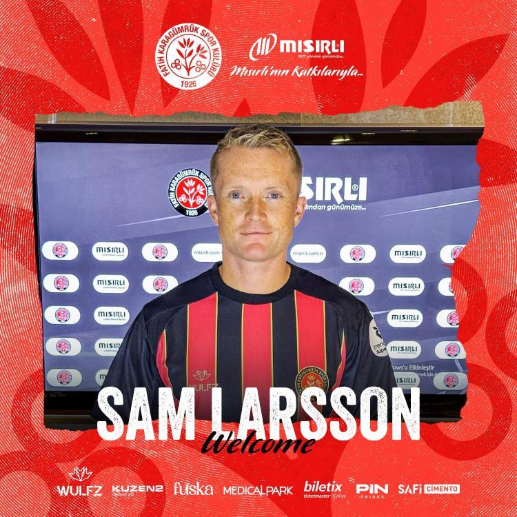 <p>Sam Larsson (Kanat) | Antalyaspor → Fatih Karagümrük</p>
