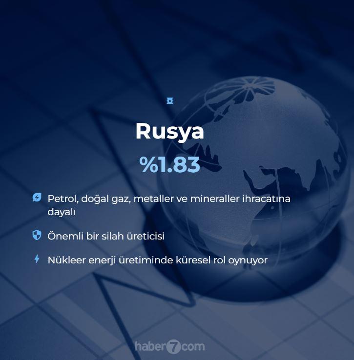 <p>11. RUSYA - %1.83</p>
