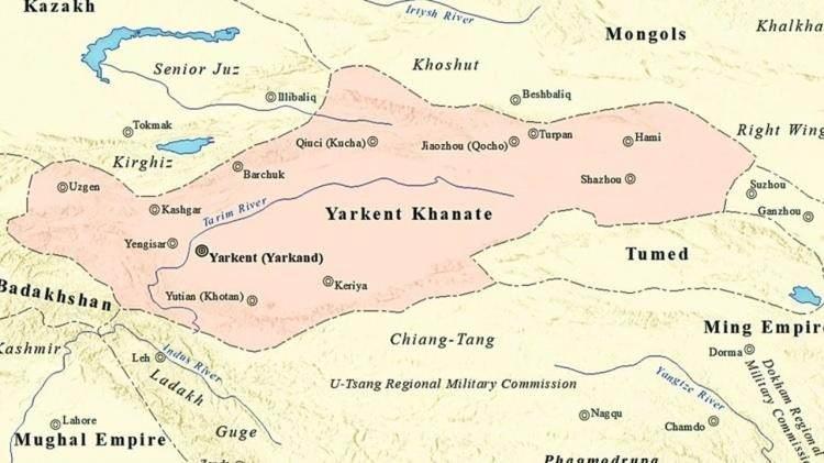 <p><span style="color:#B22222"><strong>YARKAND HANLIĞI:</strong></span></p>

<p>&nbsp;</p>

<p>1514-1680</p>
