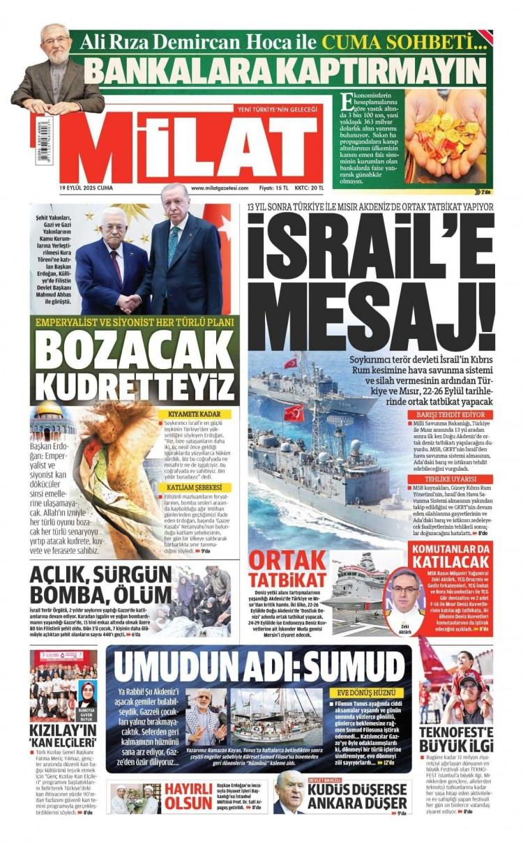 <div>Milli Savunma Bakanlığı, Türkiye ile Mısır arasında 13 yıl aradan sonra ilk kez Doğu Akdeniz’de ortak deniz tatbikatı yapılacağını duyurdu.</div>
<div> </div>
<div> </div>