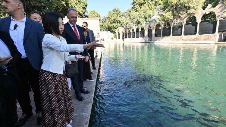 <p>Türkiye'ye geldiğinden beri Antik kentleri ziyaret eden Japonya Prensesi son olarak Şanlıurfa'da ziyaretlerde bulundu.</p>