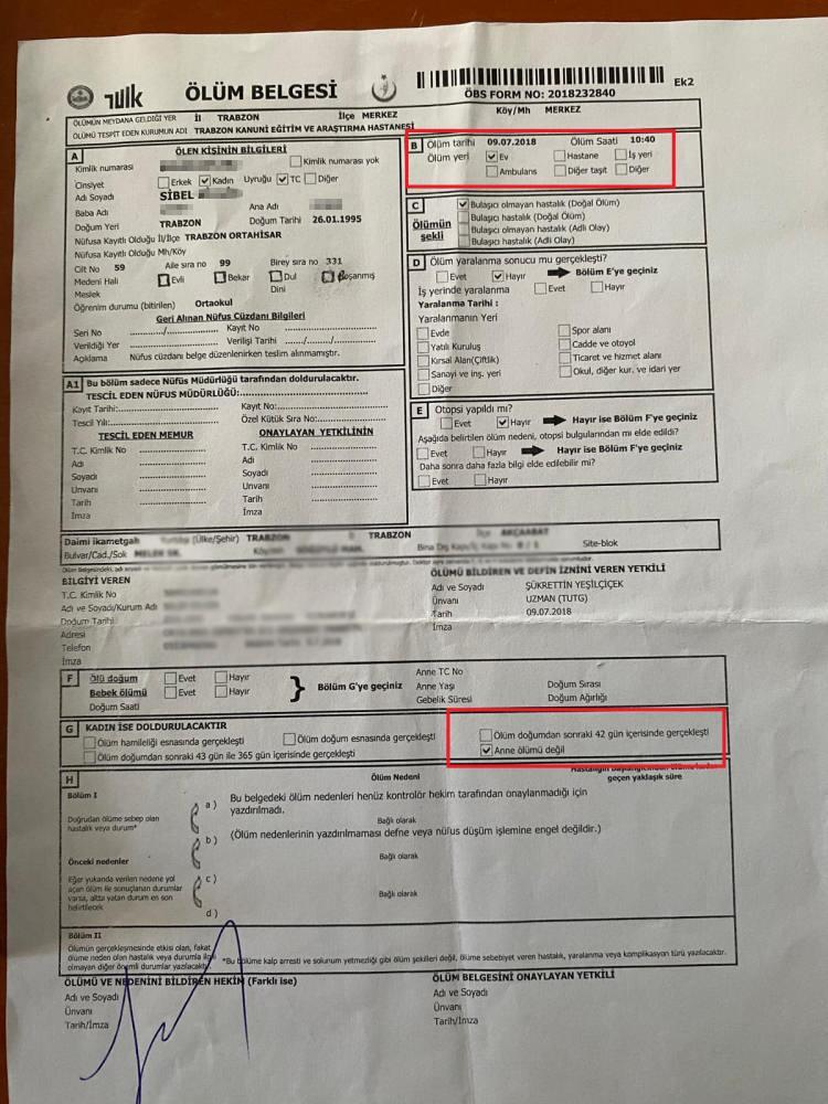 <p>N&uuml;fus m&uuml;d&uuml;rl&uuml;ğ&uuml;nde &lsquo;yaşıyor&rsquo; olarak kayıtlarda yer alan Kuştil, 7 yıl &ouml;nce &ouml;l&uuml; bebek d&uuml;nyaya getirmesiyle hastane kayıtlarında hata yapılmış olabileceğini d&uuml;ş&uuml;n&uuml;yor.&nbsp;</p>
