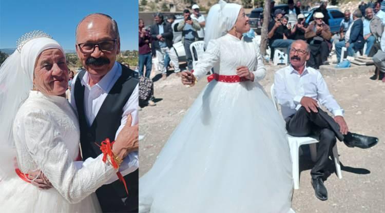 40 yıl önce kaçarak evlenmişlerdi! 57 yaşında gelinlik giydi, hayallerini gerçekleştirdi