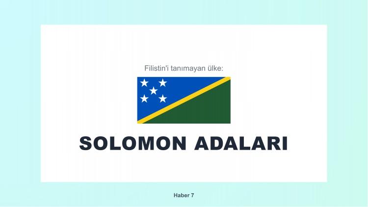 <p><span style="color:#B22222"><strong>9)  SOLOMON ADALARI</strong></span></p>
