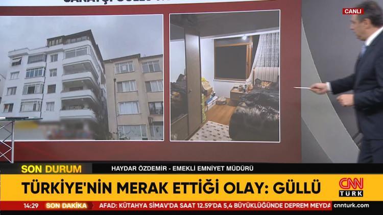 <p>Emekli Emniyet Müdürü Sayın Haydar Özdemir'in CNN Türk'te, şarkıcı Güllü'nün ölümüyle ilgili yaptığı değerlendirmeler maddeler halinde şu şekilde:</p>

<p> </p>
