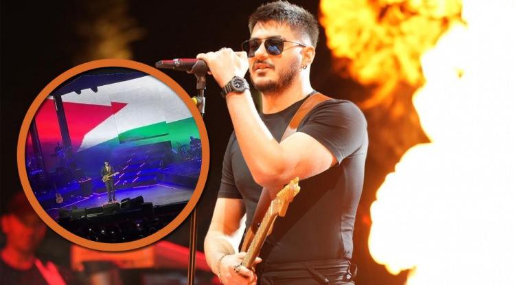 Semicenk, bu kez de Filistin için söyledi: "Kerkük Zindanı" herkesi duygulandırdı