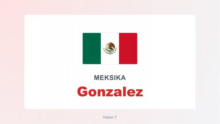 <p><span style="color:#B22222"><strong>GONZALEZ</strong></span></p>
