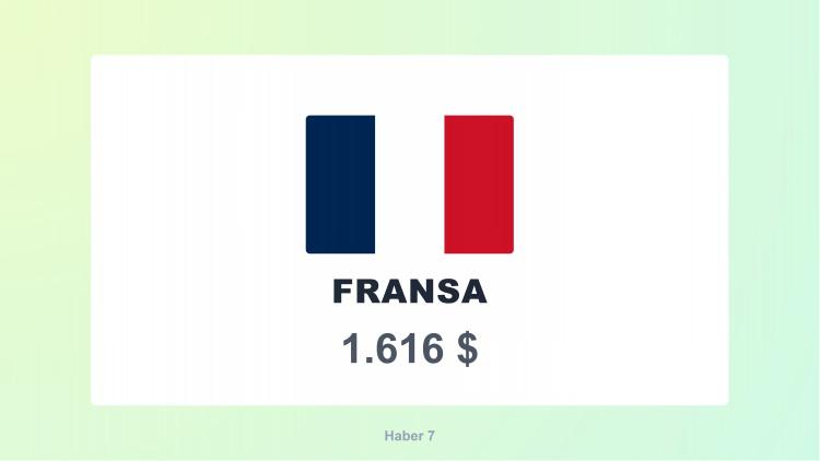 <p><span style="color:#B22222"><strong>18)  FRANSA</strong></span></p>
