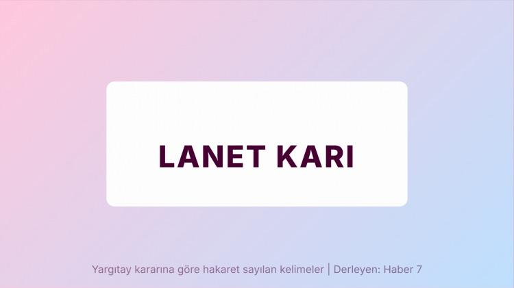 <p><span style="color:#B22222"><strong>LANET KARI</strong></span></p>
