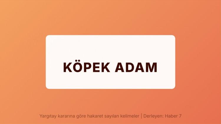 <p><span style="color:#B22222"><strong>KÖPEK ADAM</strong></span></p>