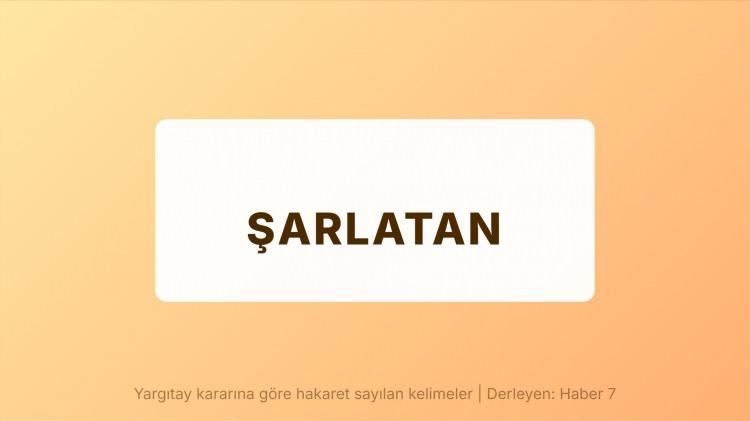 <p><span style="color:#B22222"><strong>ŞARLATAN</strong></span></p>
