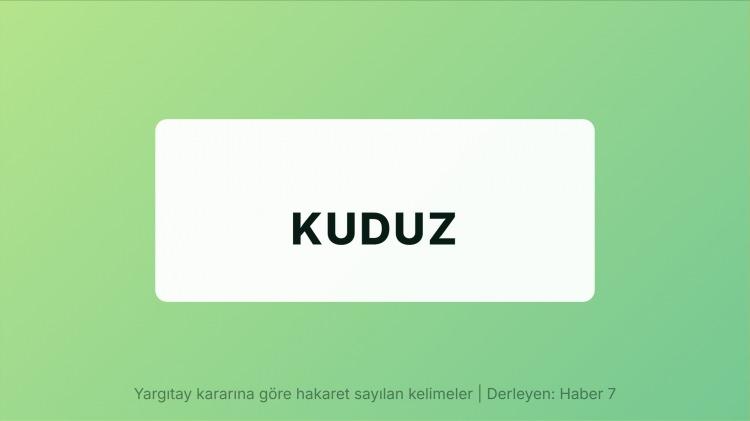 <p><span style="color:#B22222"><strong>KUDUZ</strong></span></p>
