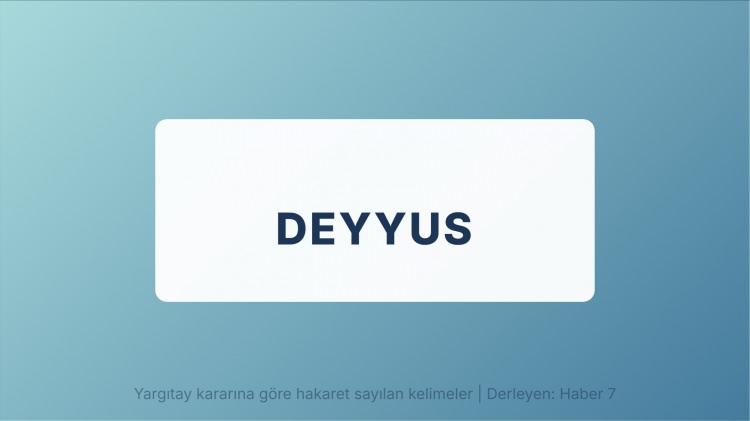 <p><span style="color:#B22222"><strong>DEYYUS</strong></span></p>
