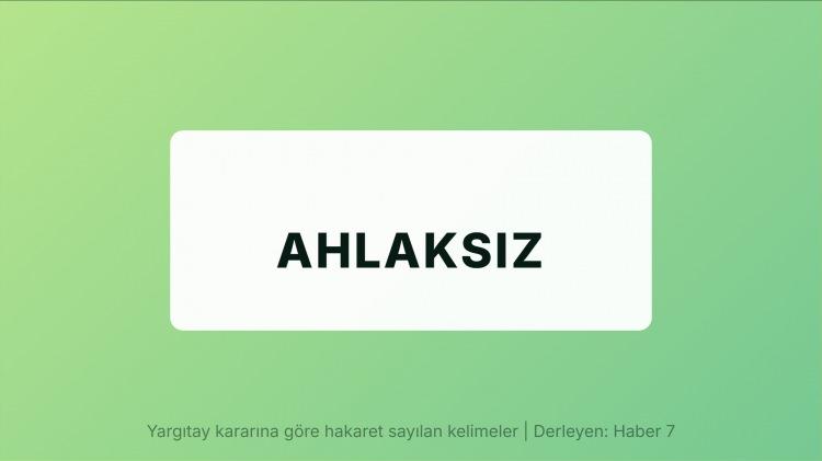 <p><span style="color:#B22222"><strong>AHLAKSIZ</strong></span></p>