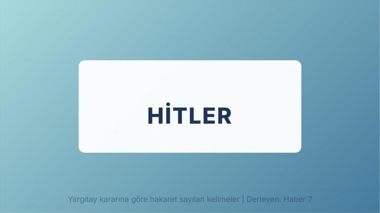 <p><span style="color:#B22222"><strong>HİTLER</strong></span></p>
