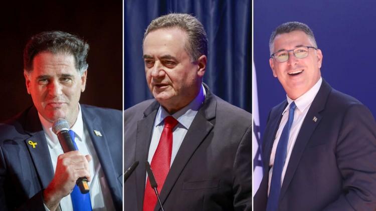 <p><span style="color:#B22222"><strong>7-RON DERMER, ISRAEL KATZ GİDEON SA’AR </strong></span></p>

<p> İsrailli Bakanlar</p>
