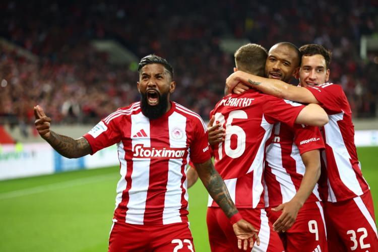 <p>38 Olympiakos</p>

<p> </p>

